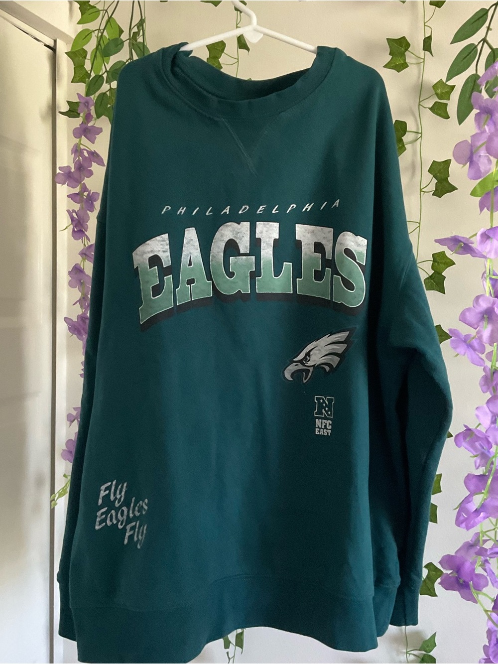 NFL Teal Pullover Crewneck Sweatshirt